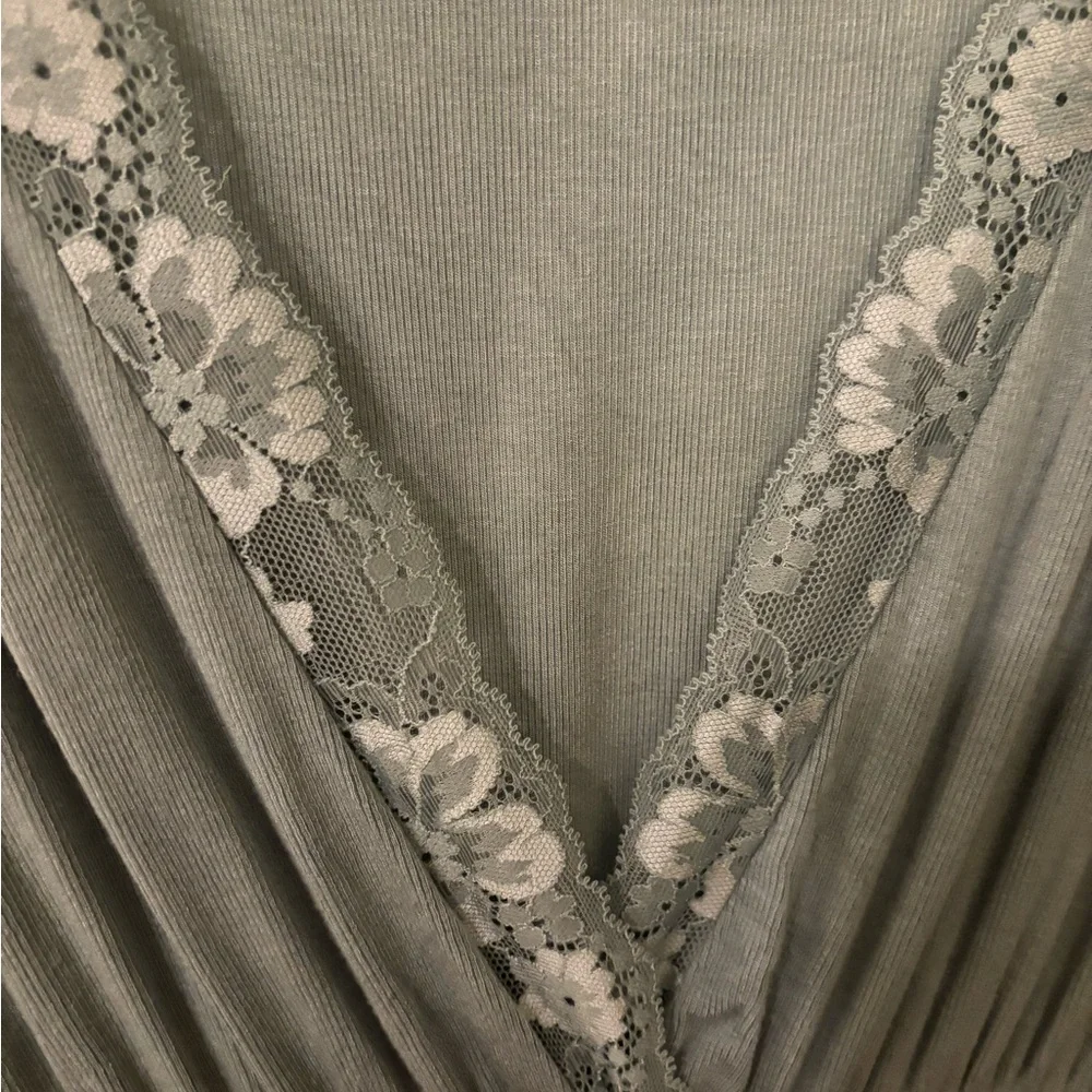 Victoria’s Secret Sage Green Romper - Romantic, Feminine, Valentine's Day, Cute - Picture 5 of 6